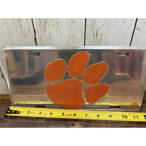 Other - NCAA Aluminum License Plate Clemson Tigers NEW 6x12